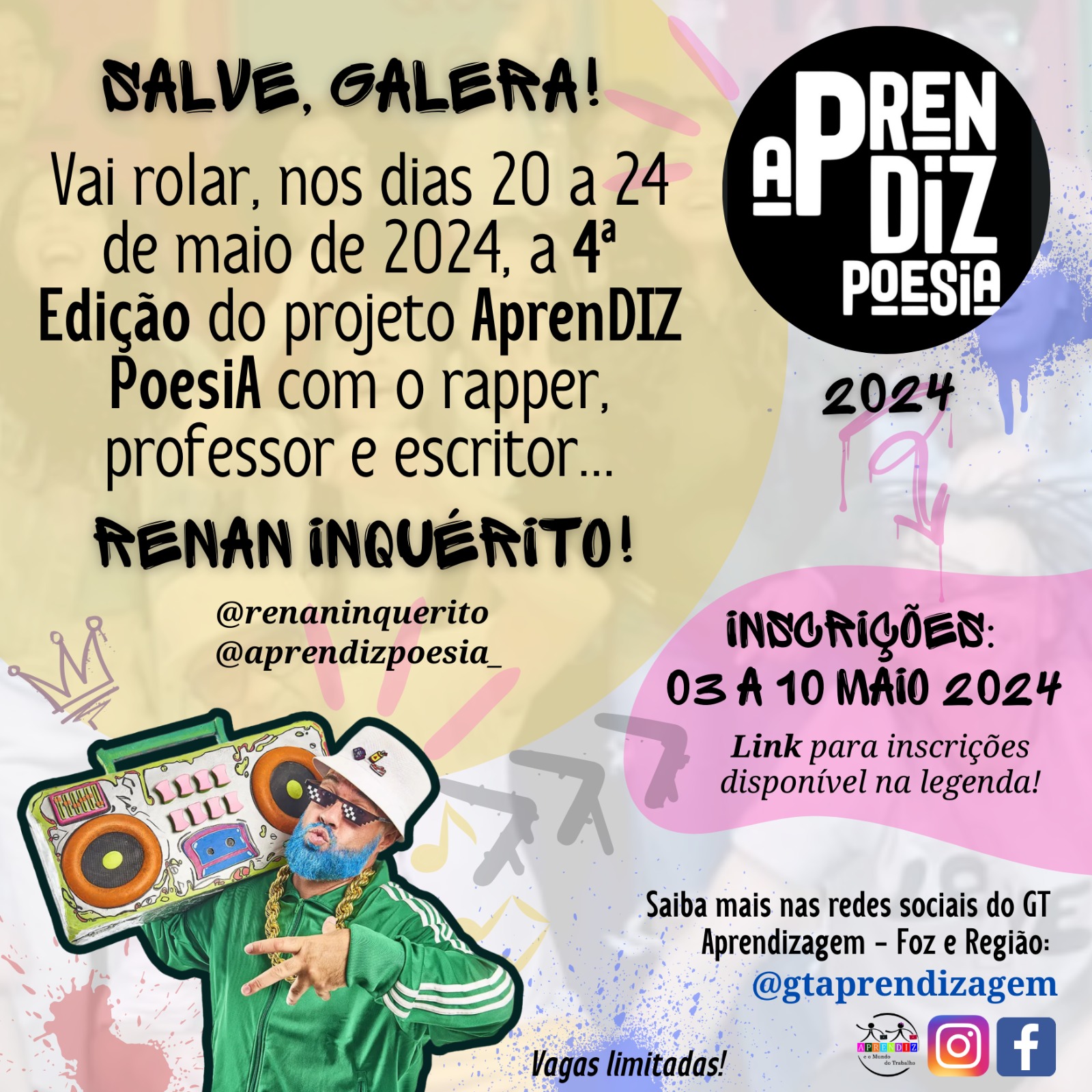 AprenDiz Poesia 2024 Vem aí! Faça a sua inscrição